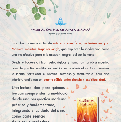 MEDITACIÓN MEDICINA PARA EL ALMA